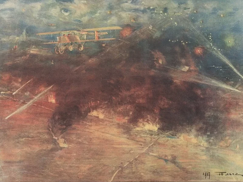 1871-Henry Farré - Un bombardamento notturno